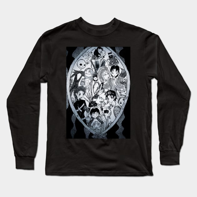 Tim burtom Long Sleeve T-Shirt by lezettern